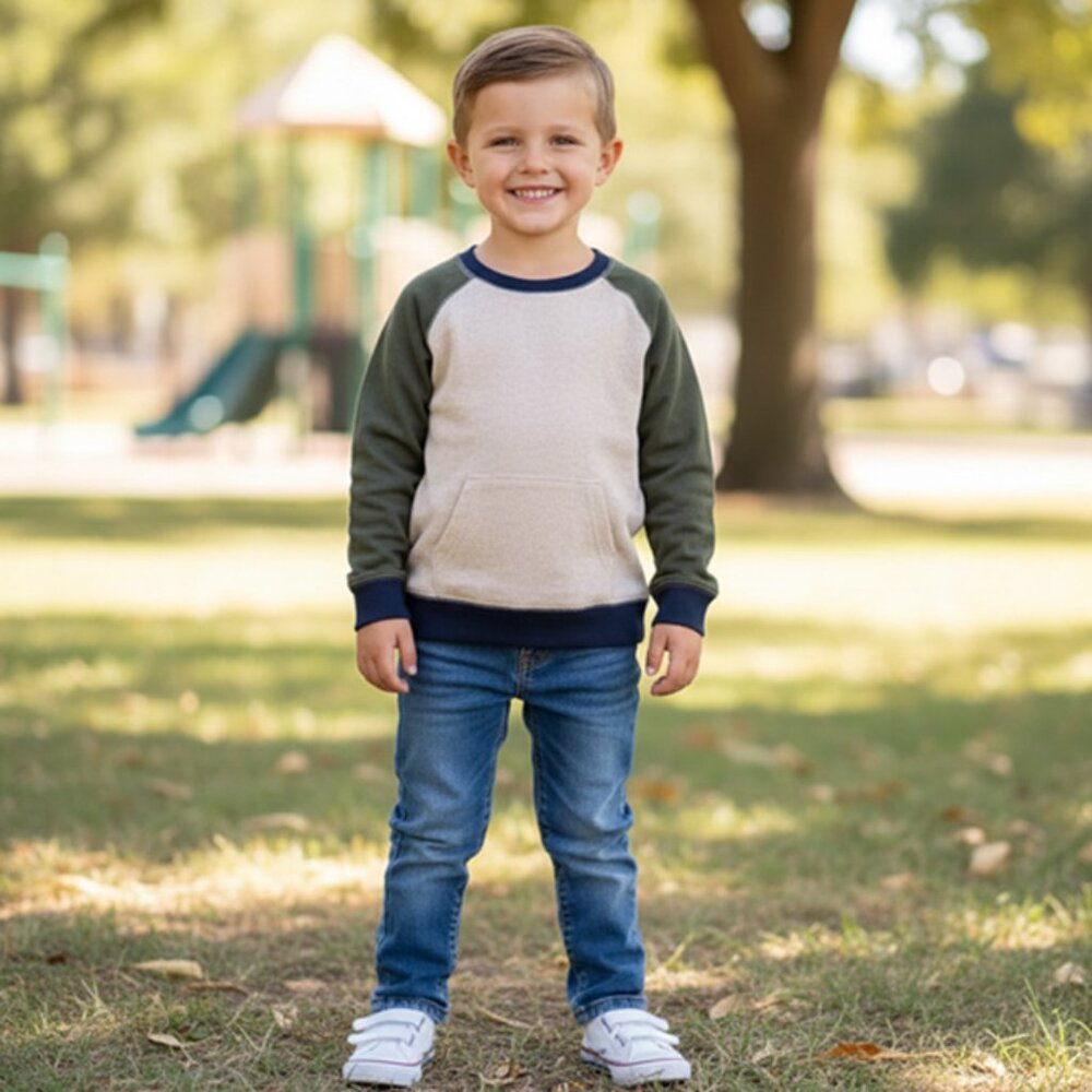 Garanimals Thermal Waffle Weave Ragland Top Size 5T